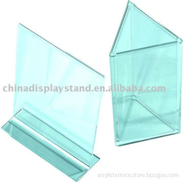 Acrylic Sign holder,menu holder,pop sign holder,acrylic photo stand,poster holder,acrylic sign stand